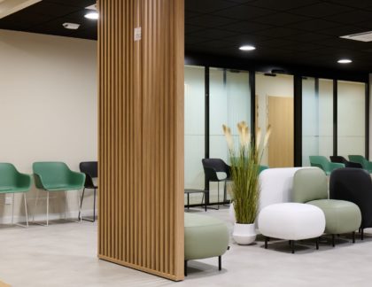 aménagement salle d'attente CIMRAD