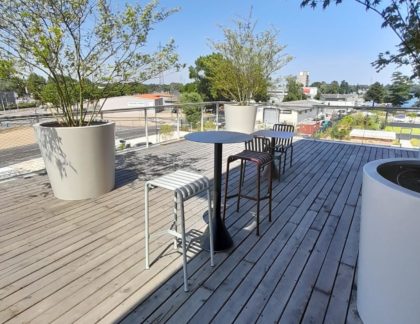 aménagement terrasse extérieur entreprise