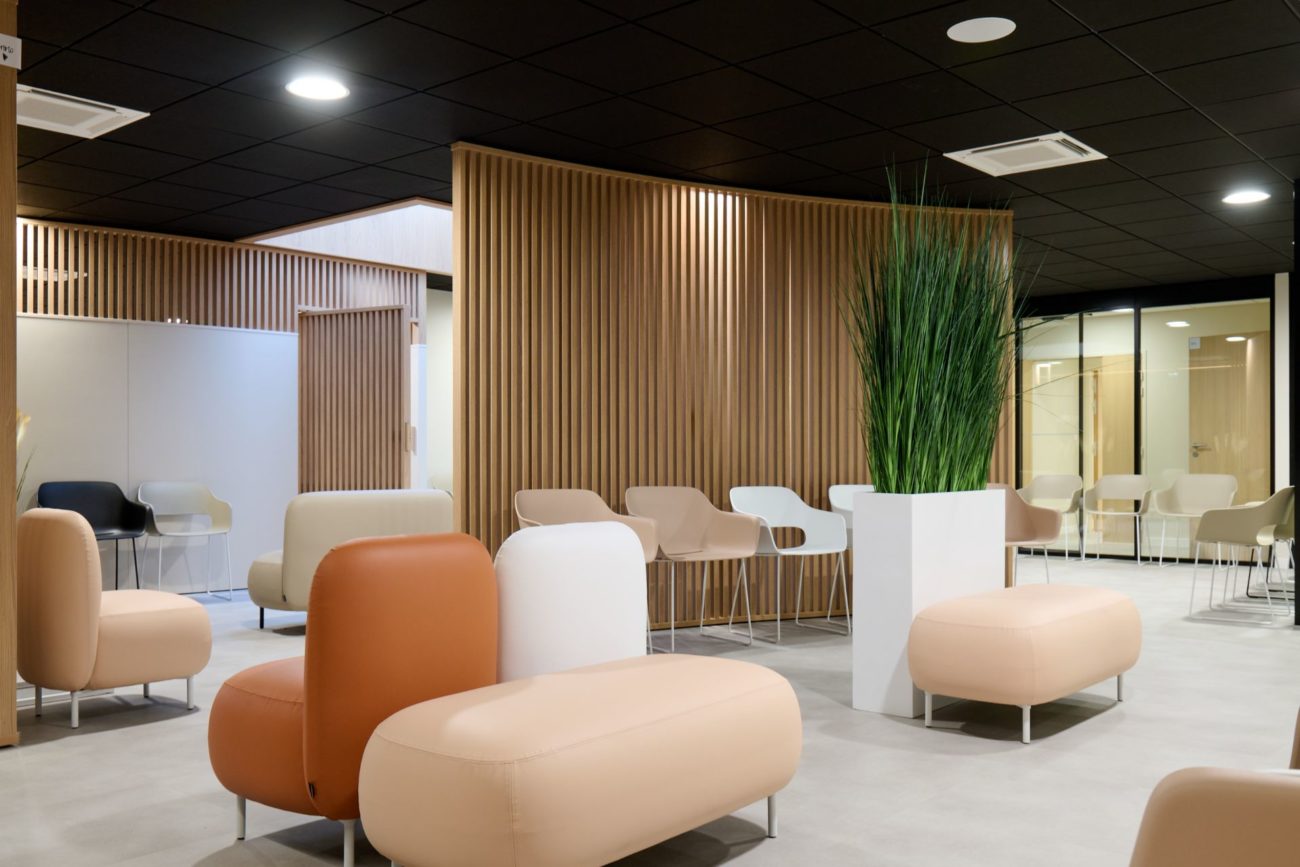 canapés et chaises pour salle d'attente