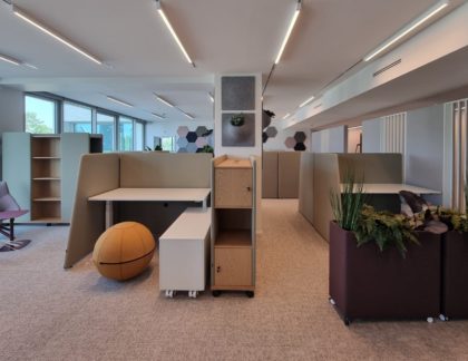 open space avec balle ergonomique