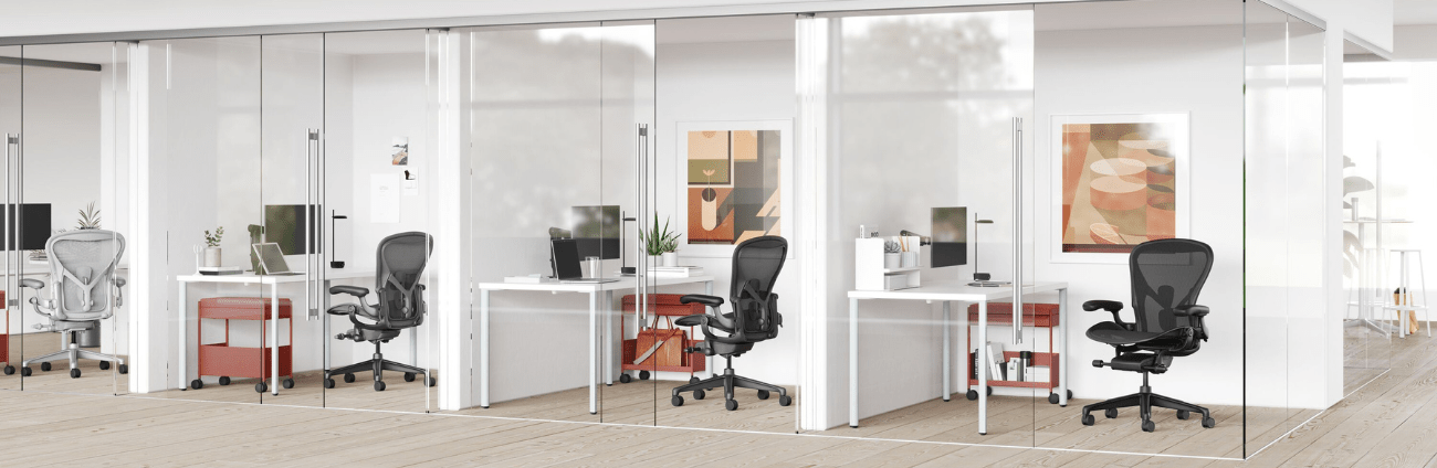 sièges de bureau aeron herman miller