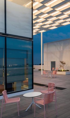 aménagement terrasse d'entreprise