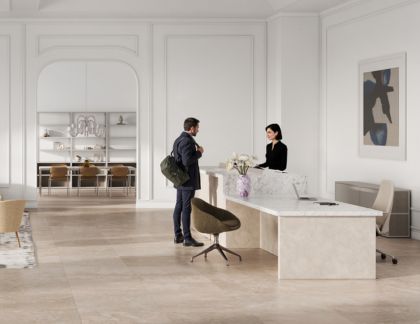 comptoir pour visiteurs