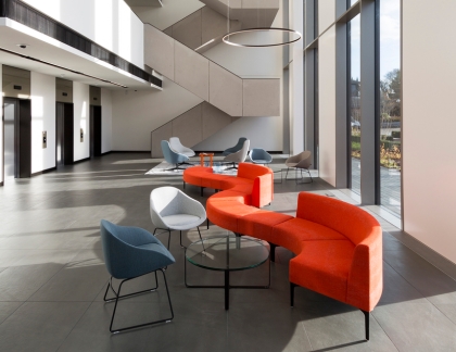 aménagement d'un hall d'accueil